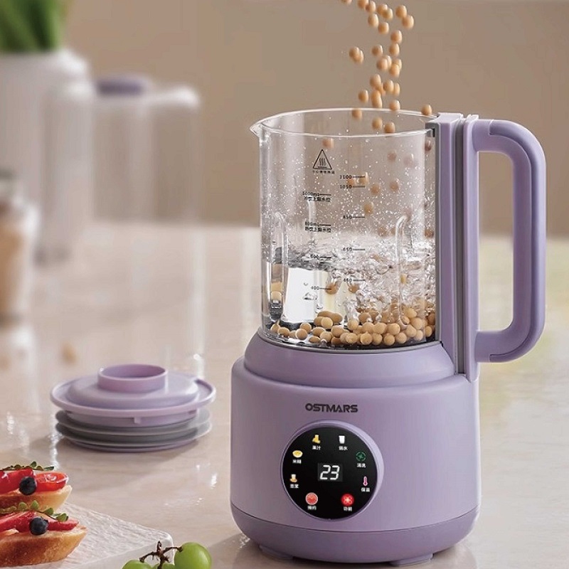 Baby Food Blender And Steamer - 1100ml Soy Milk Machine 12h Appointment