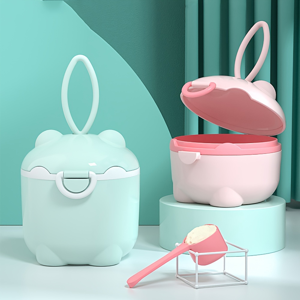 Baby Food Pouches - 1pc Portable Four-Layer Milk Powder Box,