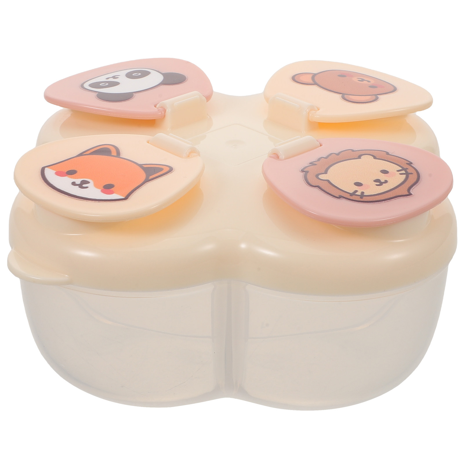 Baby Food For Travelling - Portable Milk Powder Container With 4