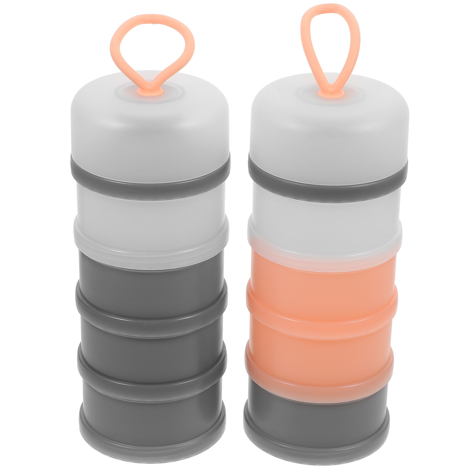Baby Food For Travelling - 2Pcs Baby Formula Dispenser Stackable Leakproof