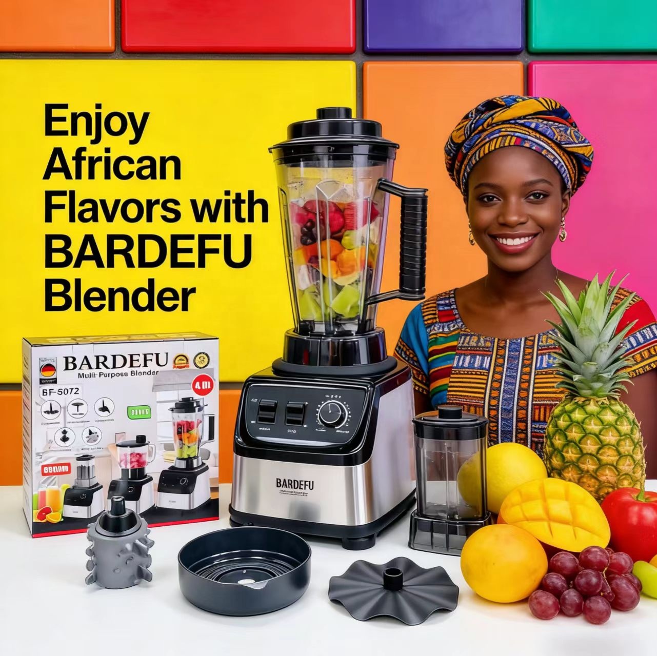 Multifunctional Juicer Stainle - Baby Food Blender And Steamer ulasan dan harga