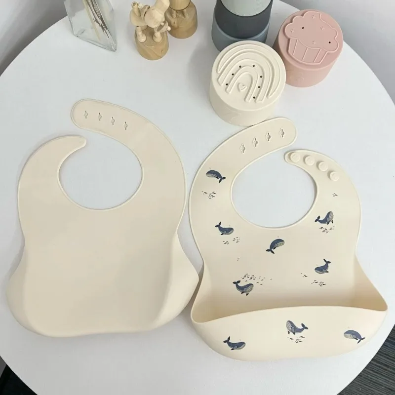Suit Cute Feeding Bib, Food Bi - Baby Food Grade ulasan dan harga