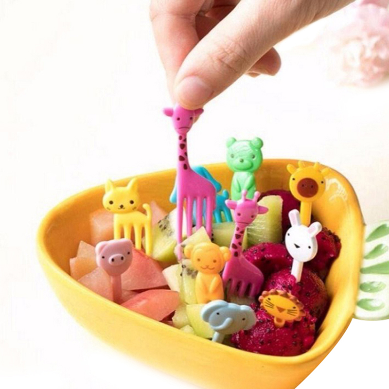 10Pcs Cute Mini Animal Farm Ca - Baby Food Dessert ulasan dan harga