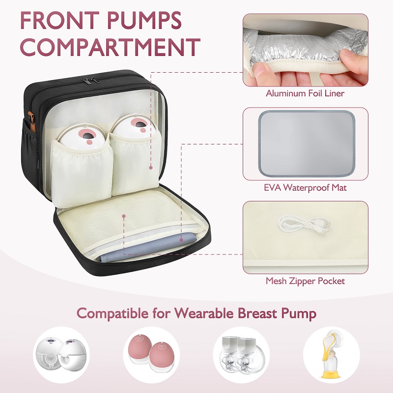 Detachable Breast Pump Bag wit - Baby Food For Travelling ulasan dan harga