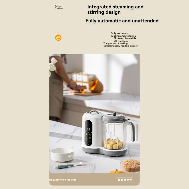 [NEW!N92R】 Automatic Baby Food - Baby Food Blender And Steamer ulasan dan harga