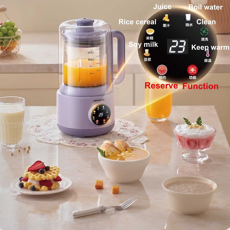 1100ml Soy Milk Machine 12h Ap - Baby Food Blender And Steamer ulasan dan harga