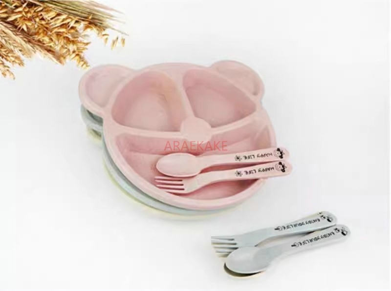Children's Dining Plate Set Di - Baby Food Grade ulasan dan harga