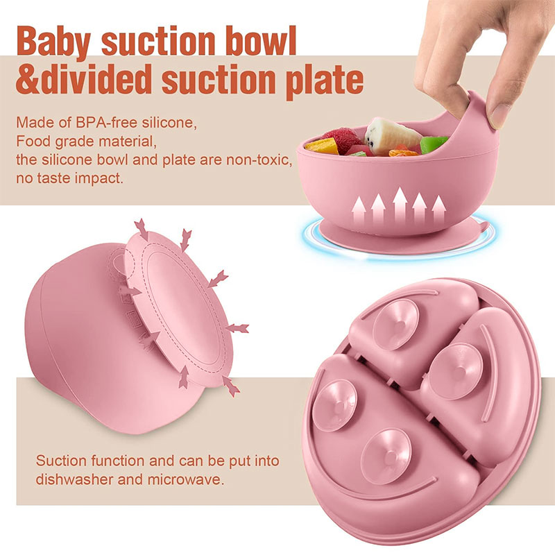 Children's silicone tableware  - Baby Food Quantity ulasan dan harga