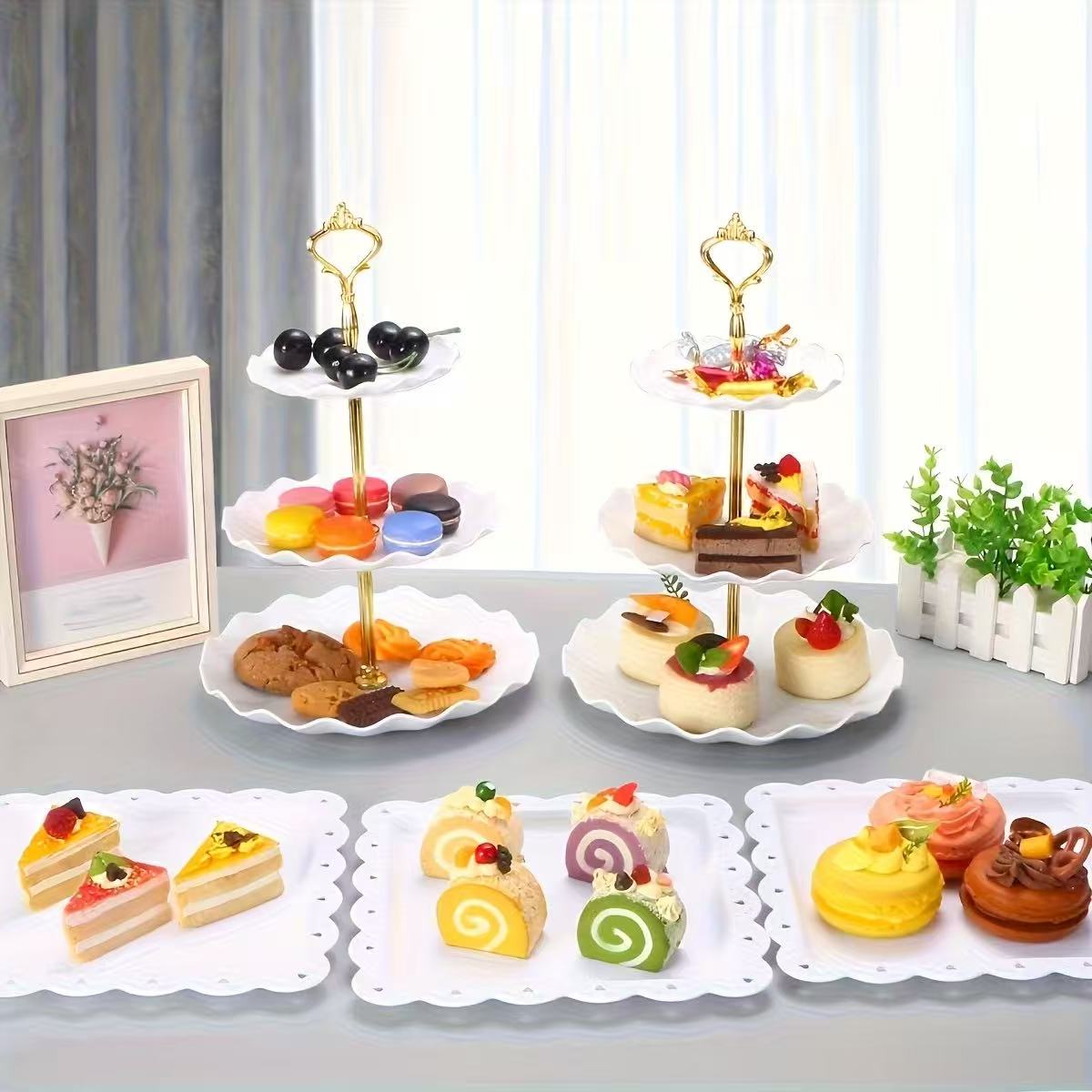 1/3/4/5PCS Decorative Food Tra - Baby Food Quantity ulasan dan harga