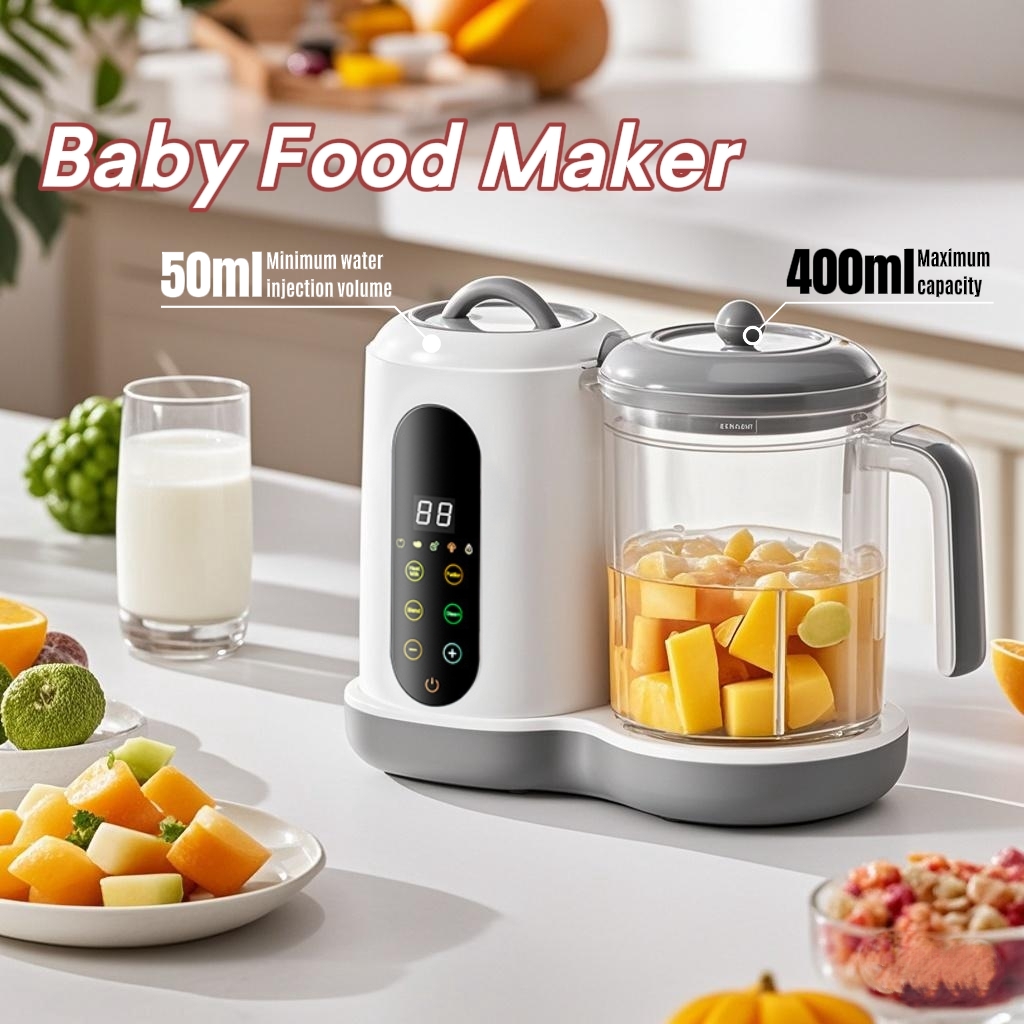 Multifunctional Baby Food Make - Baby Food Blender And Steamer ulasan dan harga