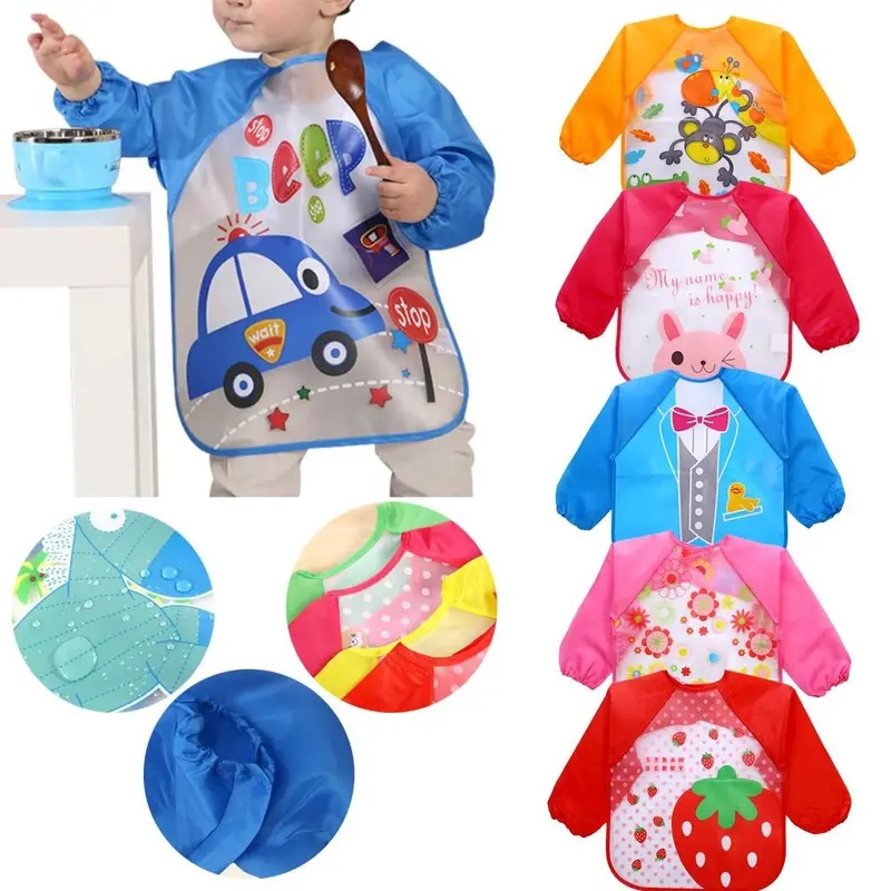 Waterproof EVA Full Sleeve Bab - Baby Food Quantity ulasan dan harga