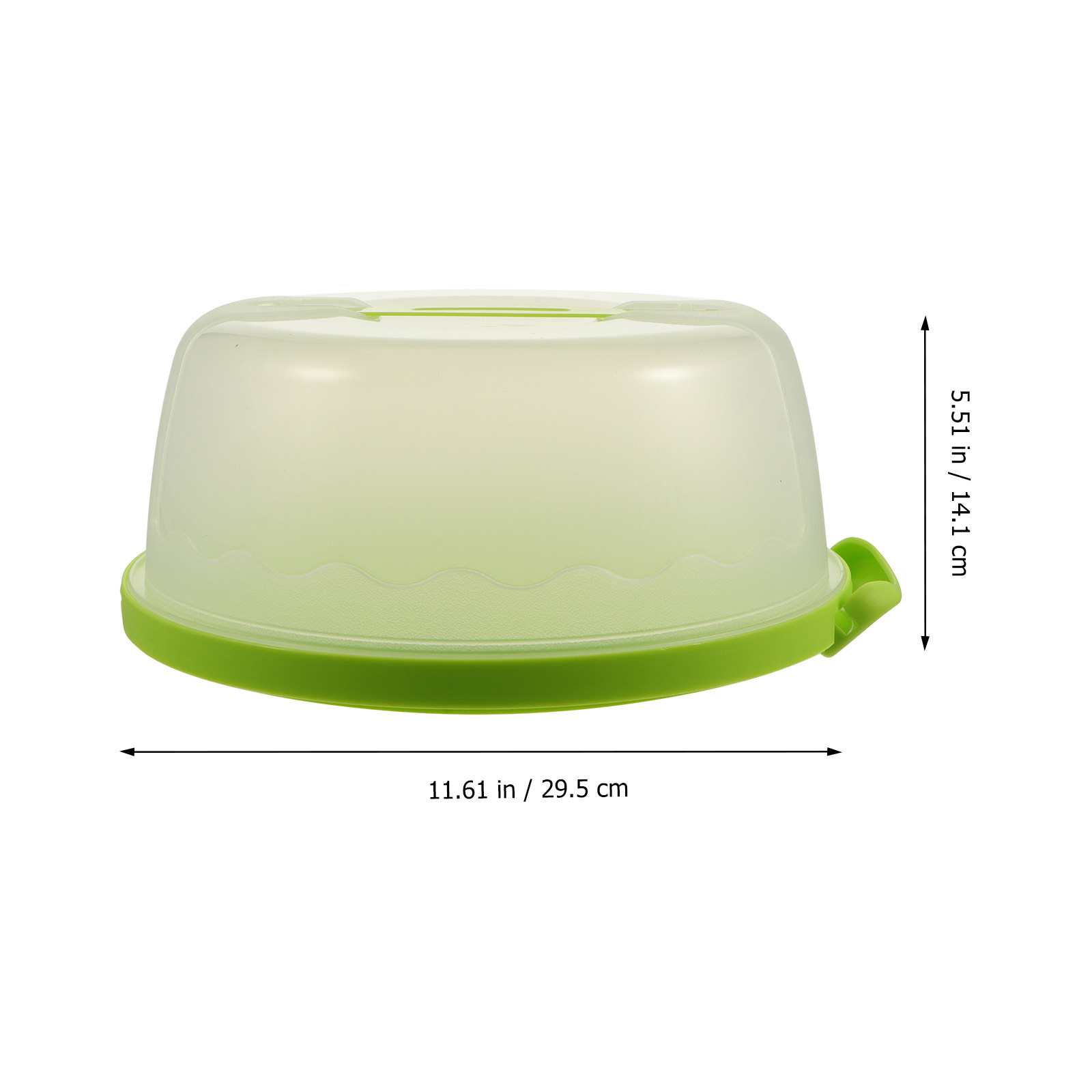 1Pcs 8 Inch Round Transparent  - Baby Food Grade ulasan dan harga