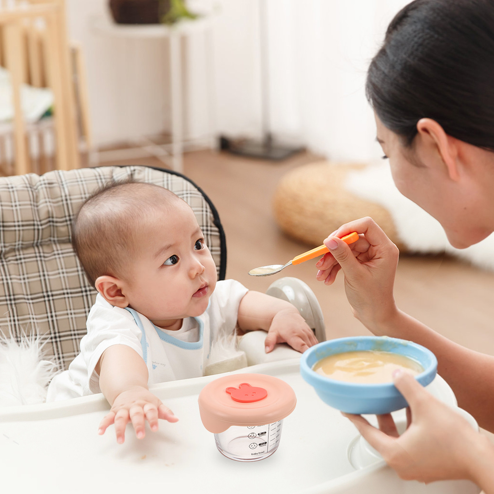 2Pcs Baby Food Storage Contain - Baby Food For Travelling ulasan dan harga