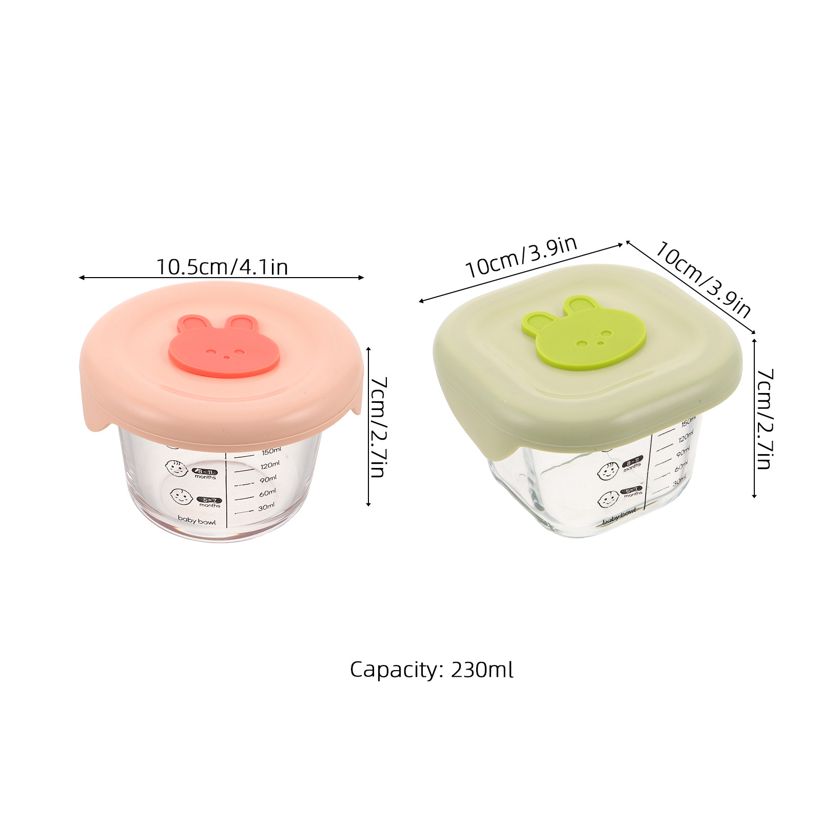 2Pcs Baby Food Storage Contain - Baby Food For Travelling ulasan dan harga