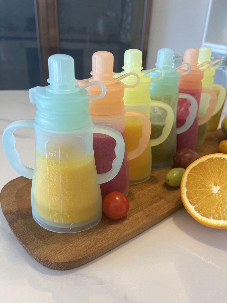 New Reusable Silicone Breast M - Baby Food Pouches ulasan dan harga