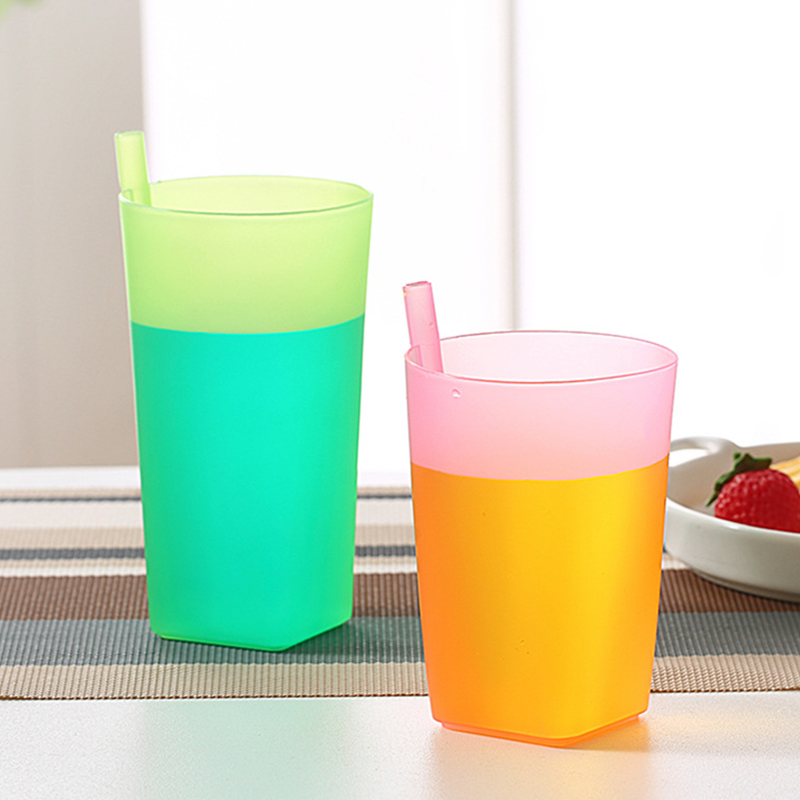 Straw Cup Children Infant Baby - Baby Food Grade ulasan dan harga