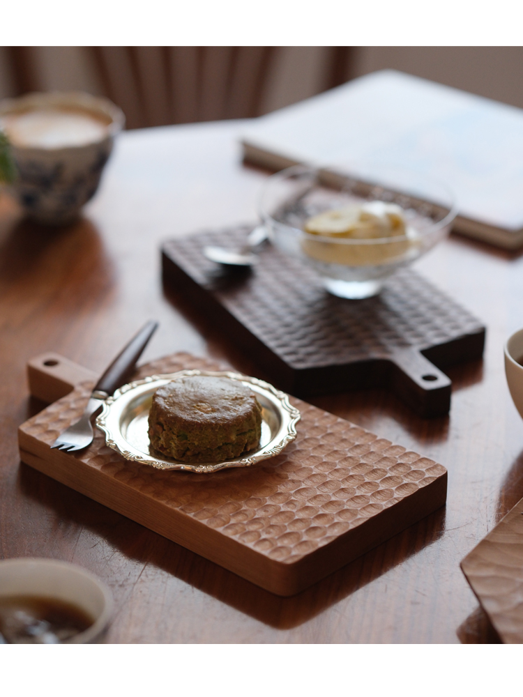 Carved Cherry Wood Small Chopp - Baby Food Dessert ulasan dan harga